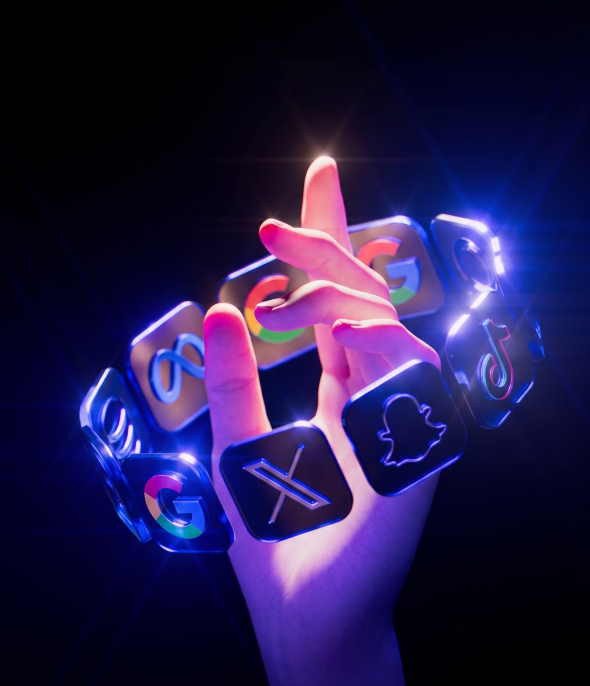 3D render of a phone showing a polished social media feed for an Australian bakery